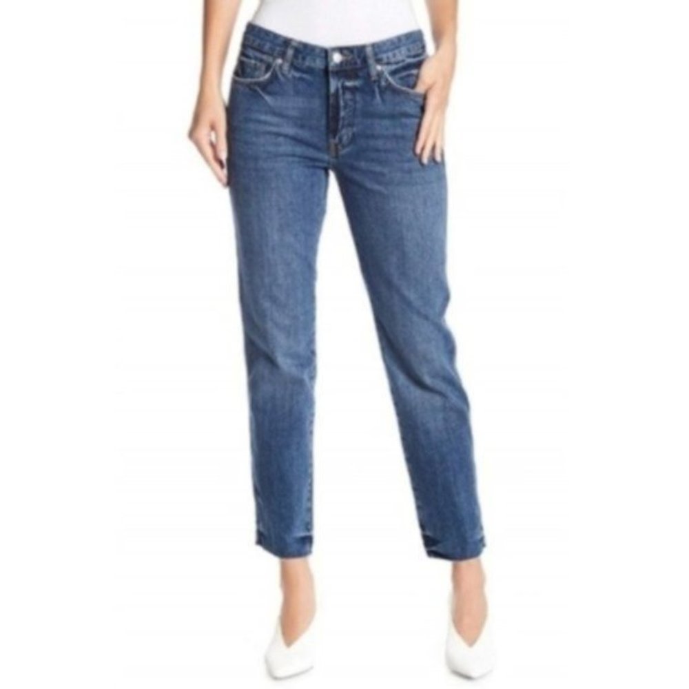 Free People Womens Slim Boyfriend Jeans